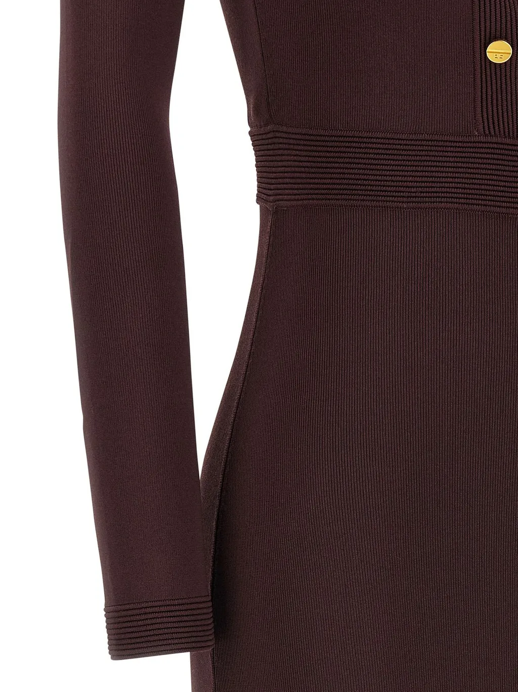 Jewel Cufflinks Knit Dress