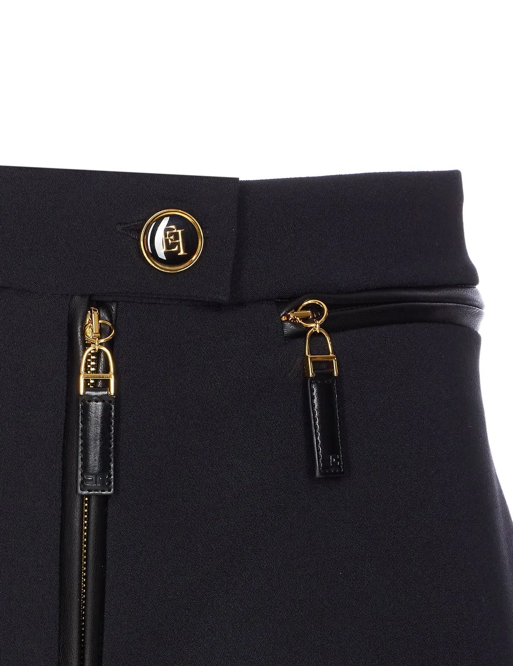 Zipped Double Layer CrÊPe Skirt