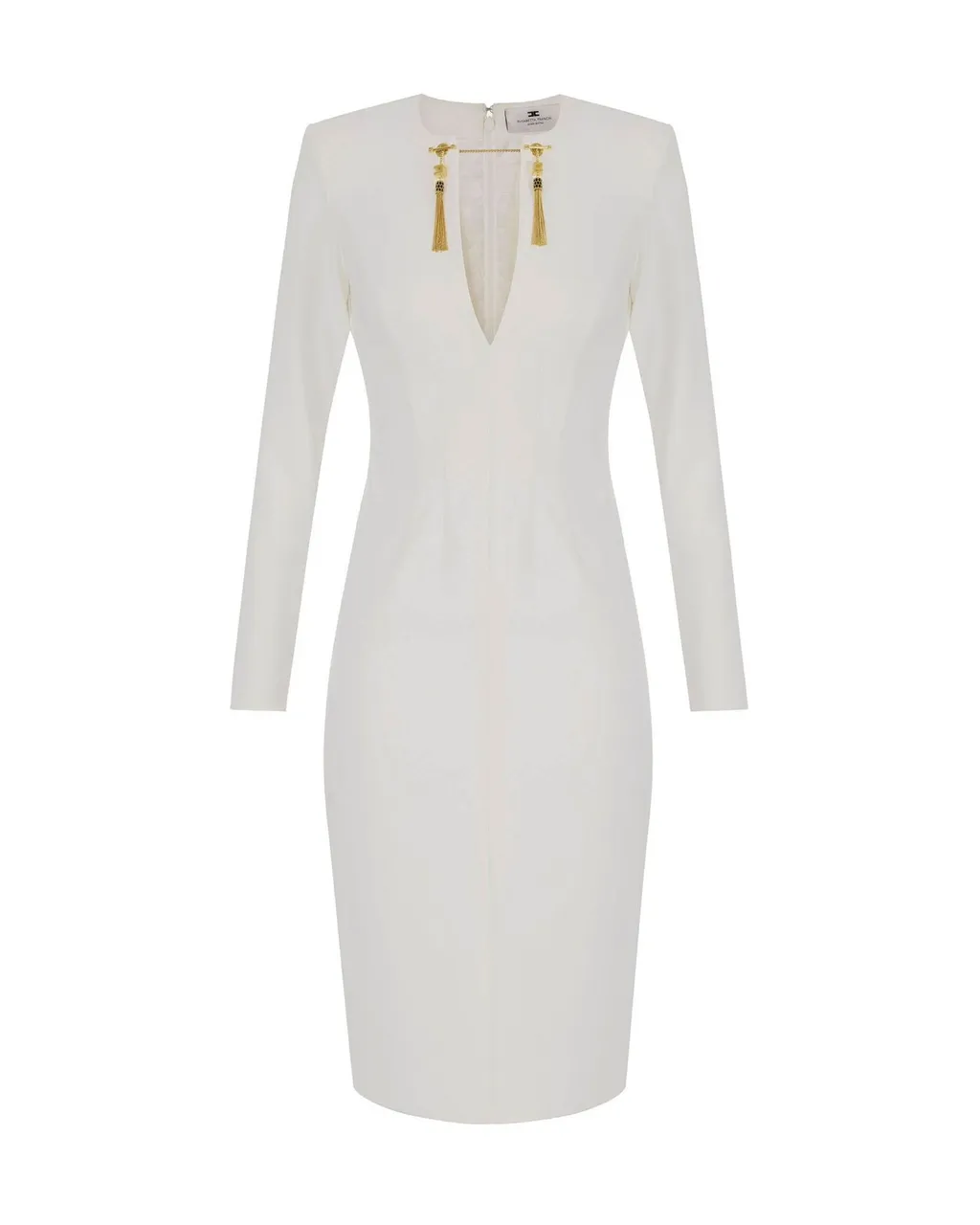 Chain Embellished Midi Dress