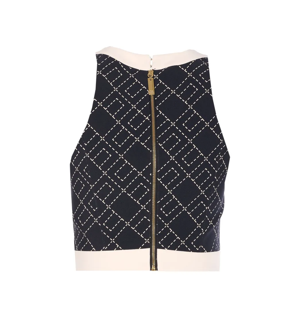 Halter Neck Sleeveless Top