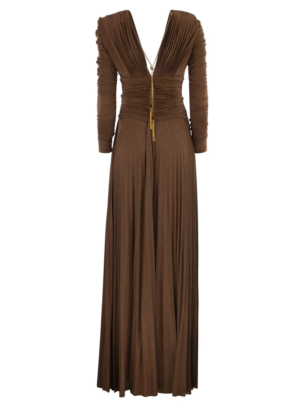 Necklace Lurex Jersey Red Carpet Dress