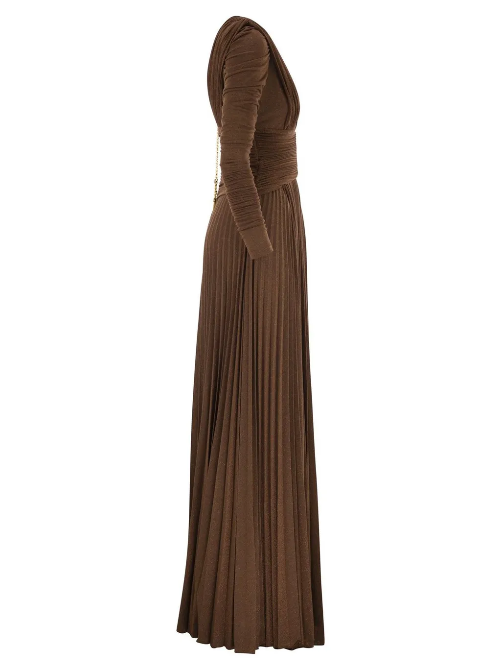 Necklace Lurex Jersey Red Carpet Dress