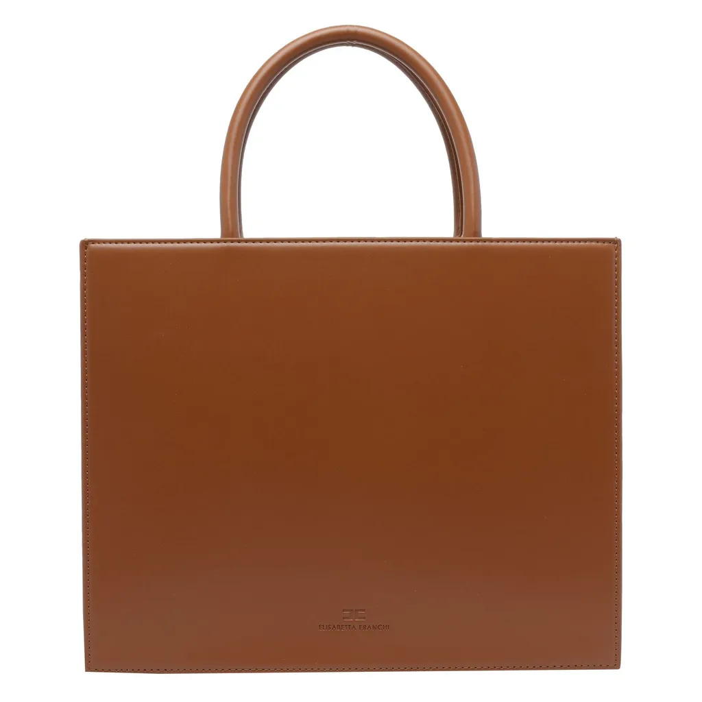 Logo Top Handle Tote Bag