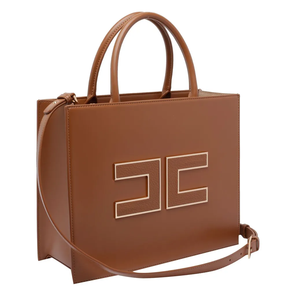 Logo Top Handle Tote Bag