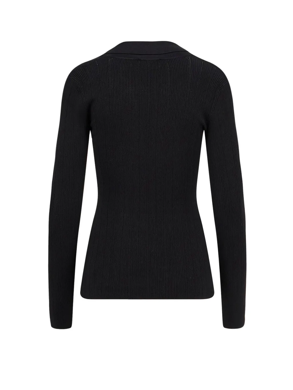 Openwork Detailed Ribbed Top