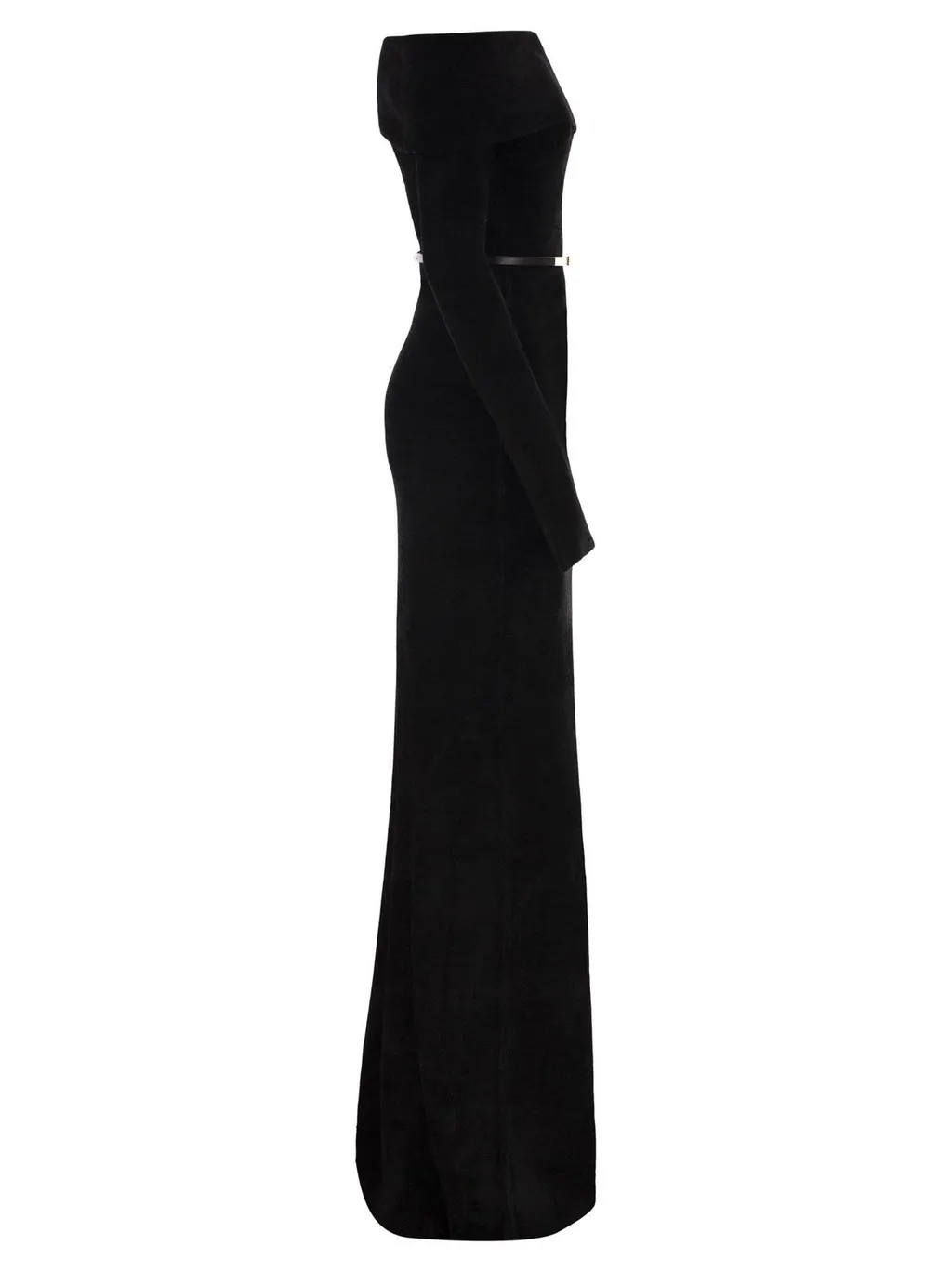 Belted Red Carpet Chenille Dress