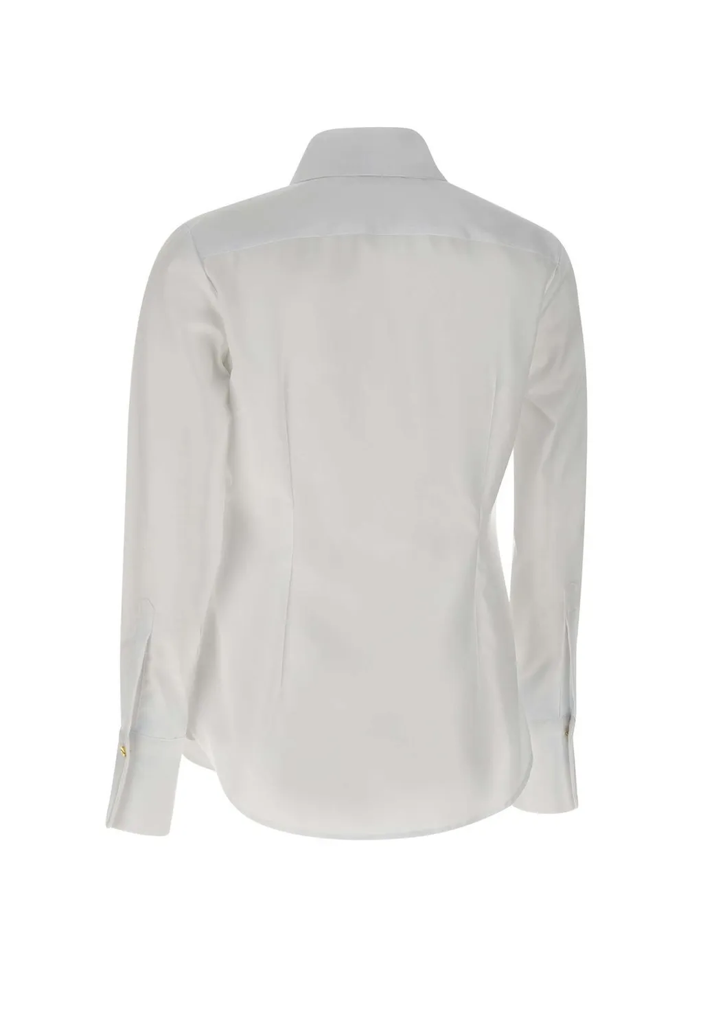 Logo Printed Slim Fit Poplin Shirt