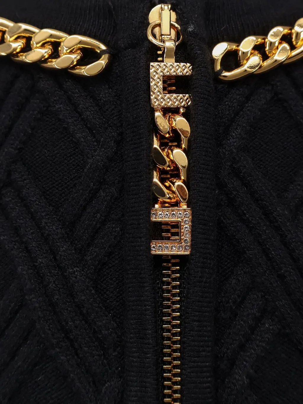 Chain Detailed Cardigan