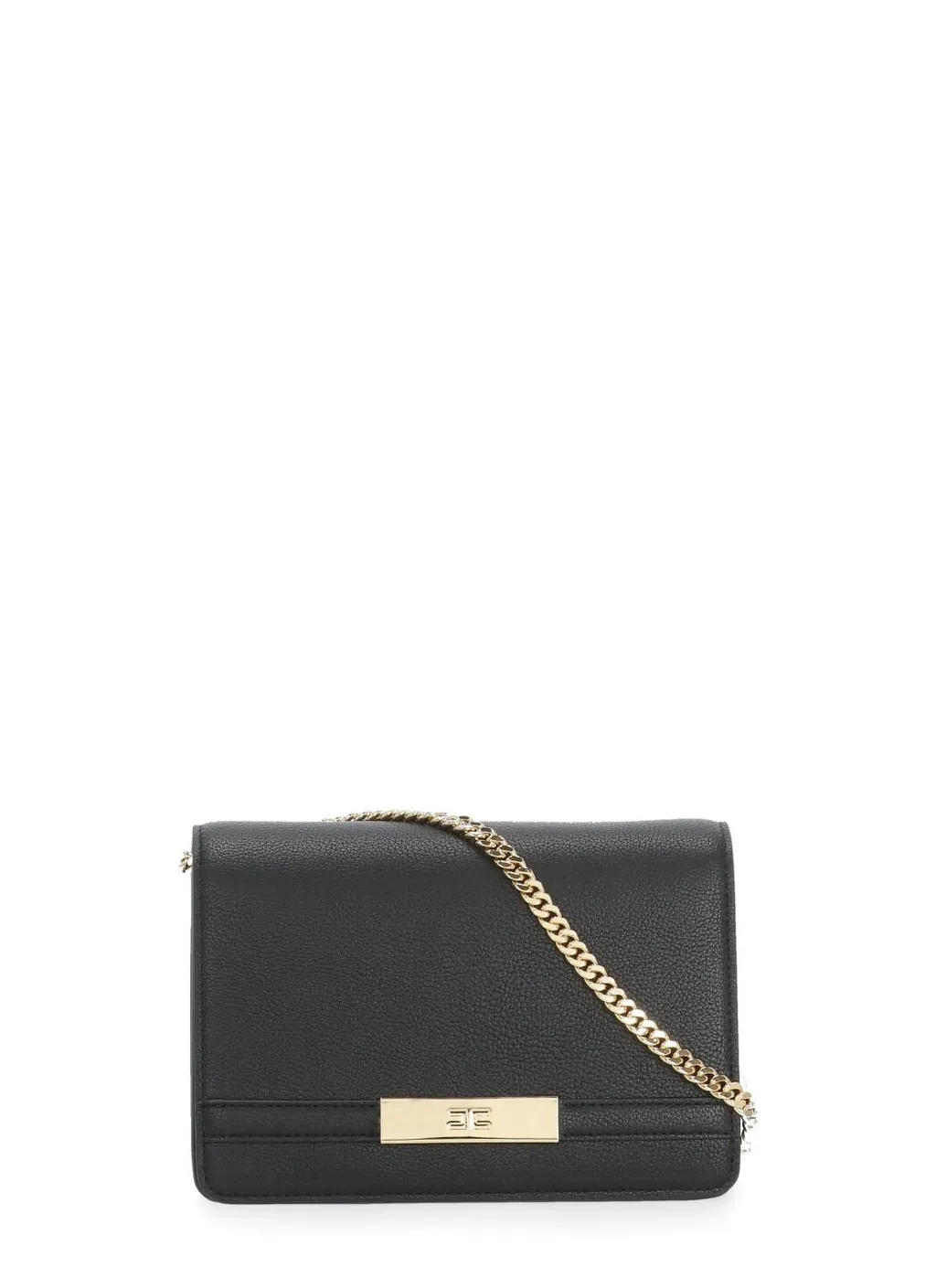 Logo Plaque Chain-Linked Shoulder Bag