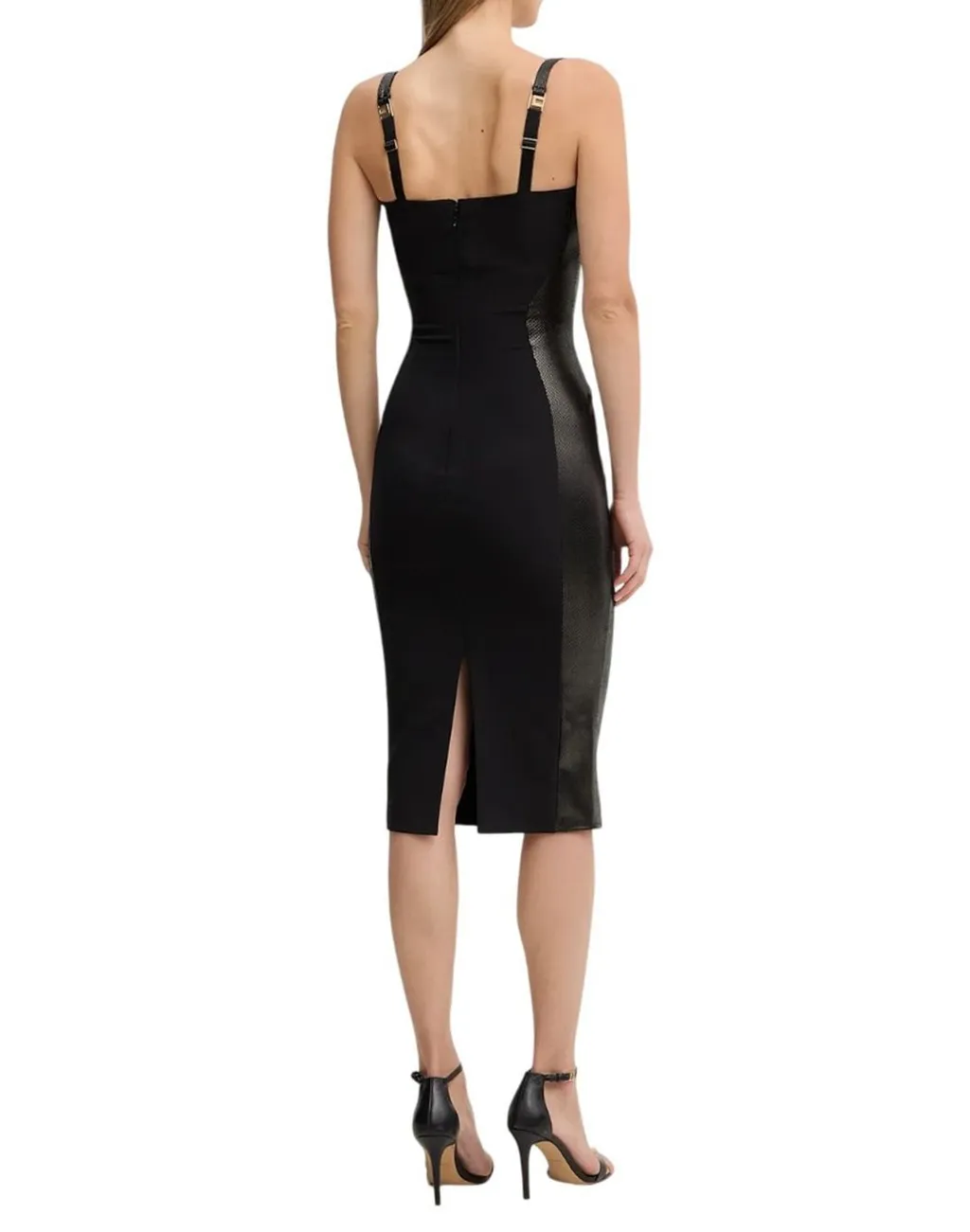 Effect Detail Lightweight Crepe Dress
