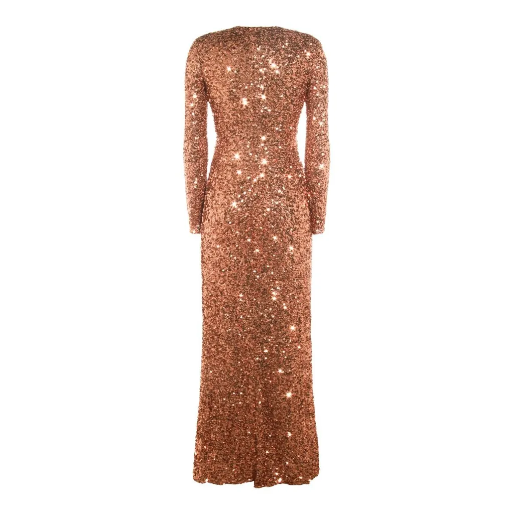 Sequin Embellished Red Carpet Dress