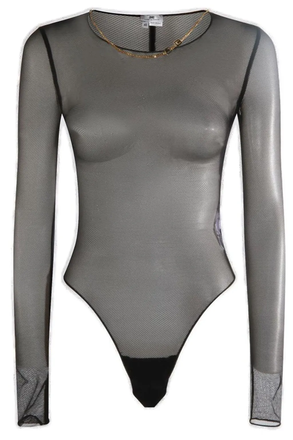 Long Sleeved Mesh Bodysuit