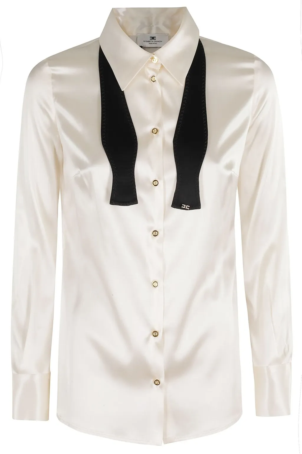 Bow Tie Satin Blouse