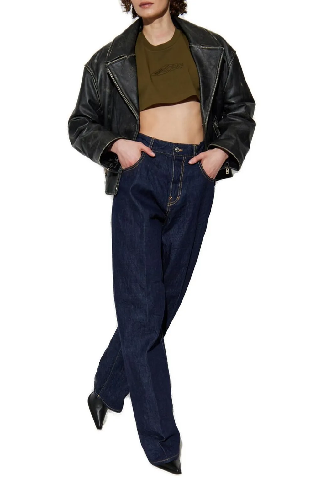 Wide-Leg Jeans
