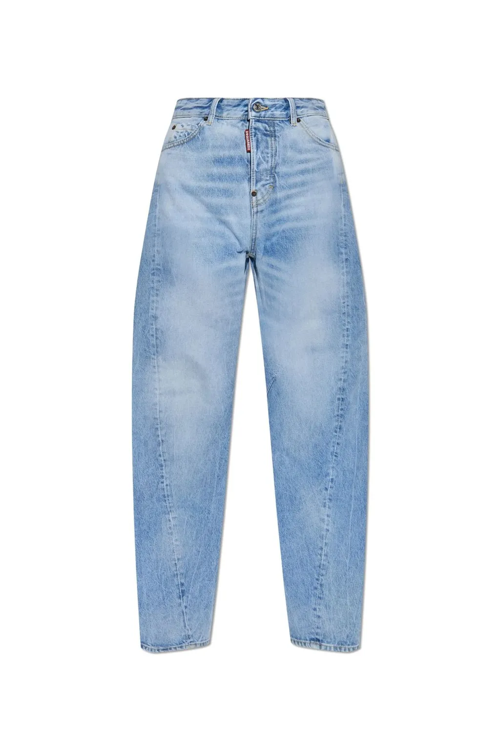 Light Diagonale Wash D2 Twisted Distressed Jeans