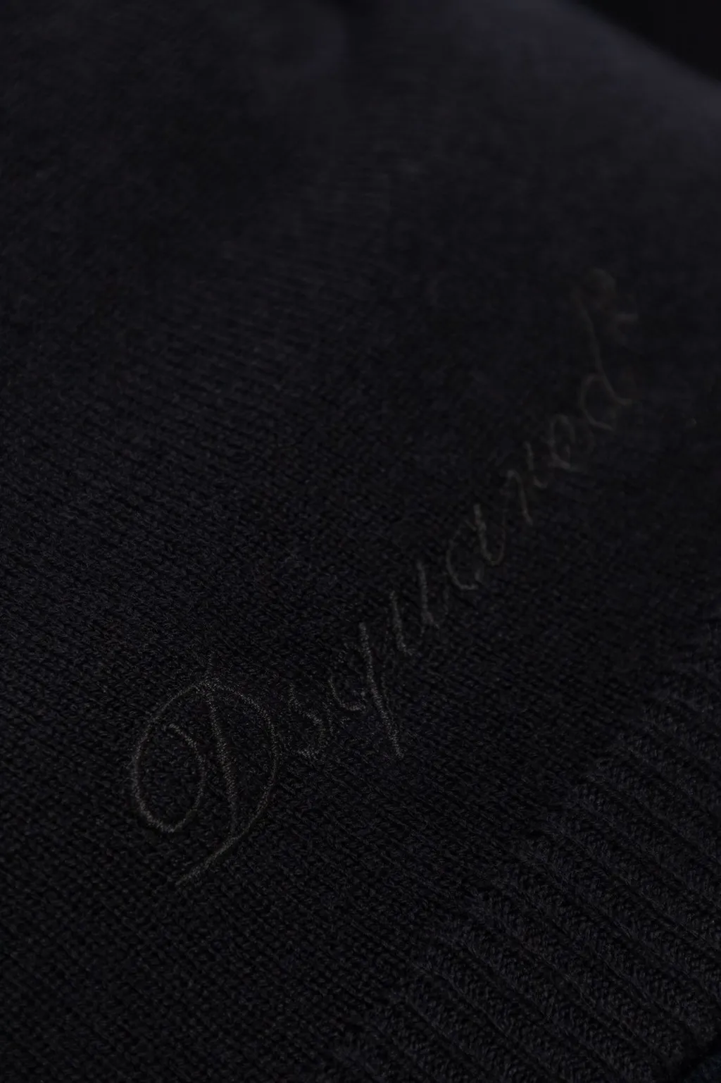 Logo Embroidered High Neck Jumper