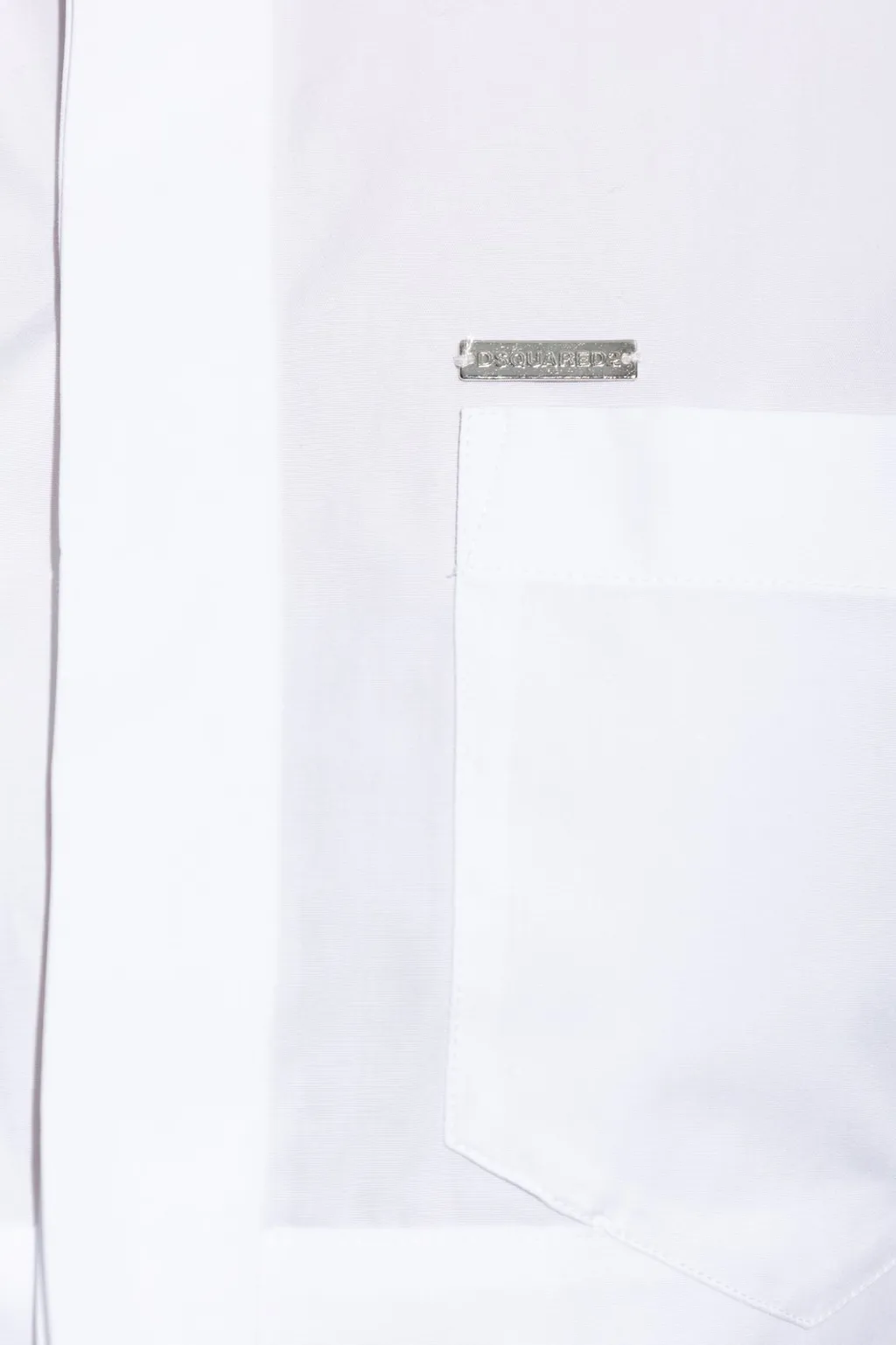 Pocket Detailed Cropped Shirt