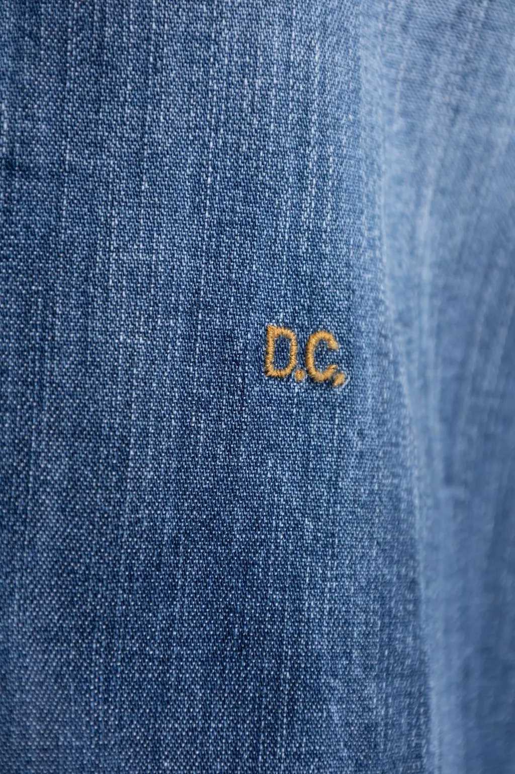 Button-Up Denim Shirt