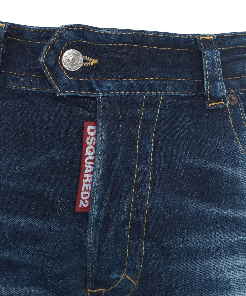 Logo-Patch Wide-Leg Jeans