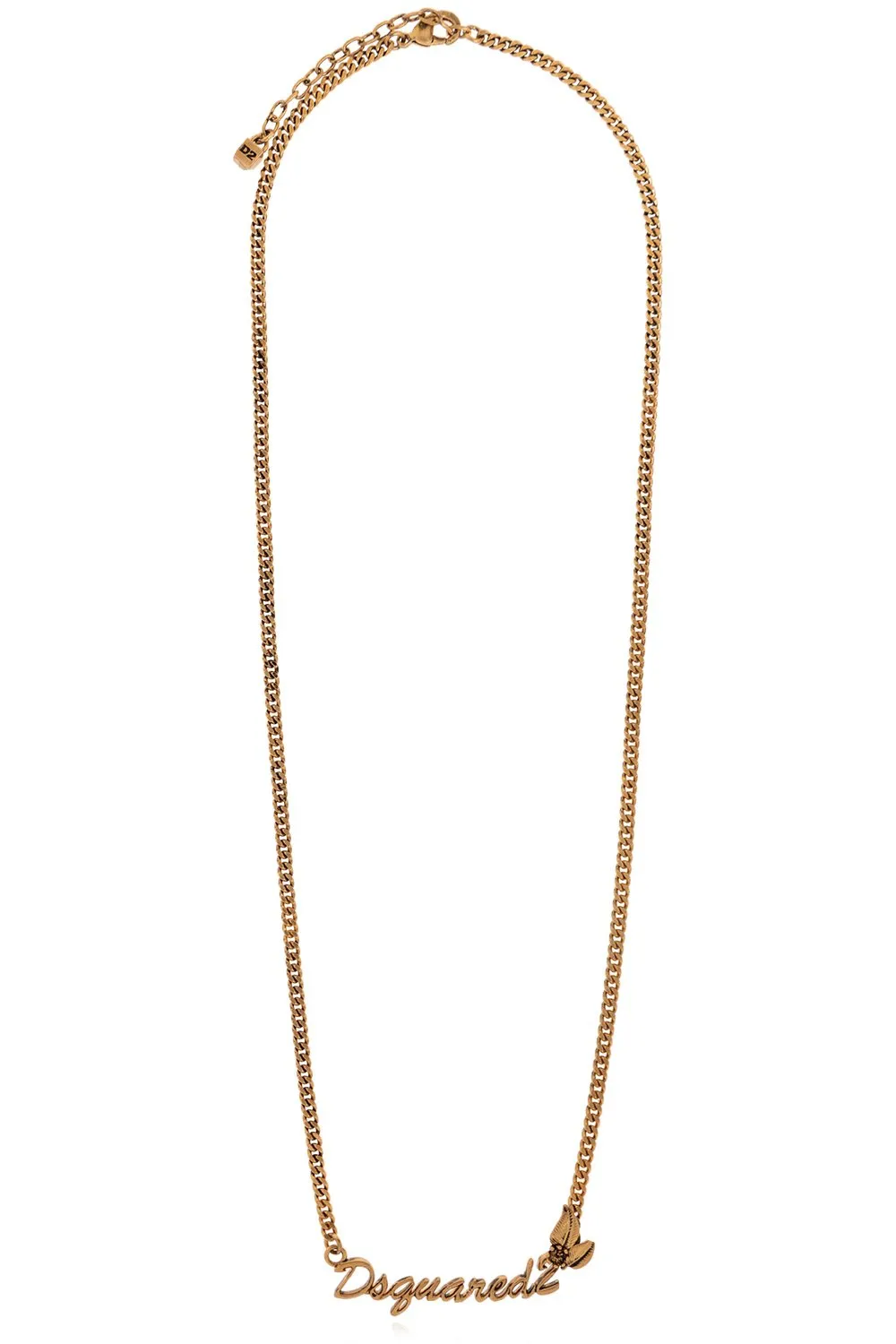 Logo Plaque Chain-Linked Necklace