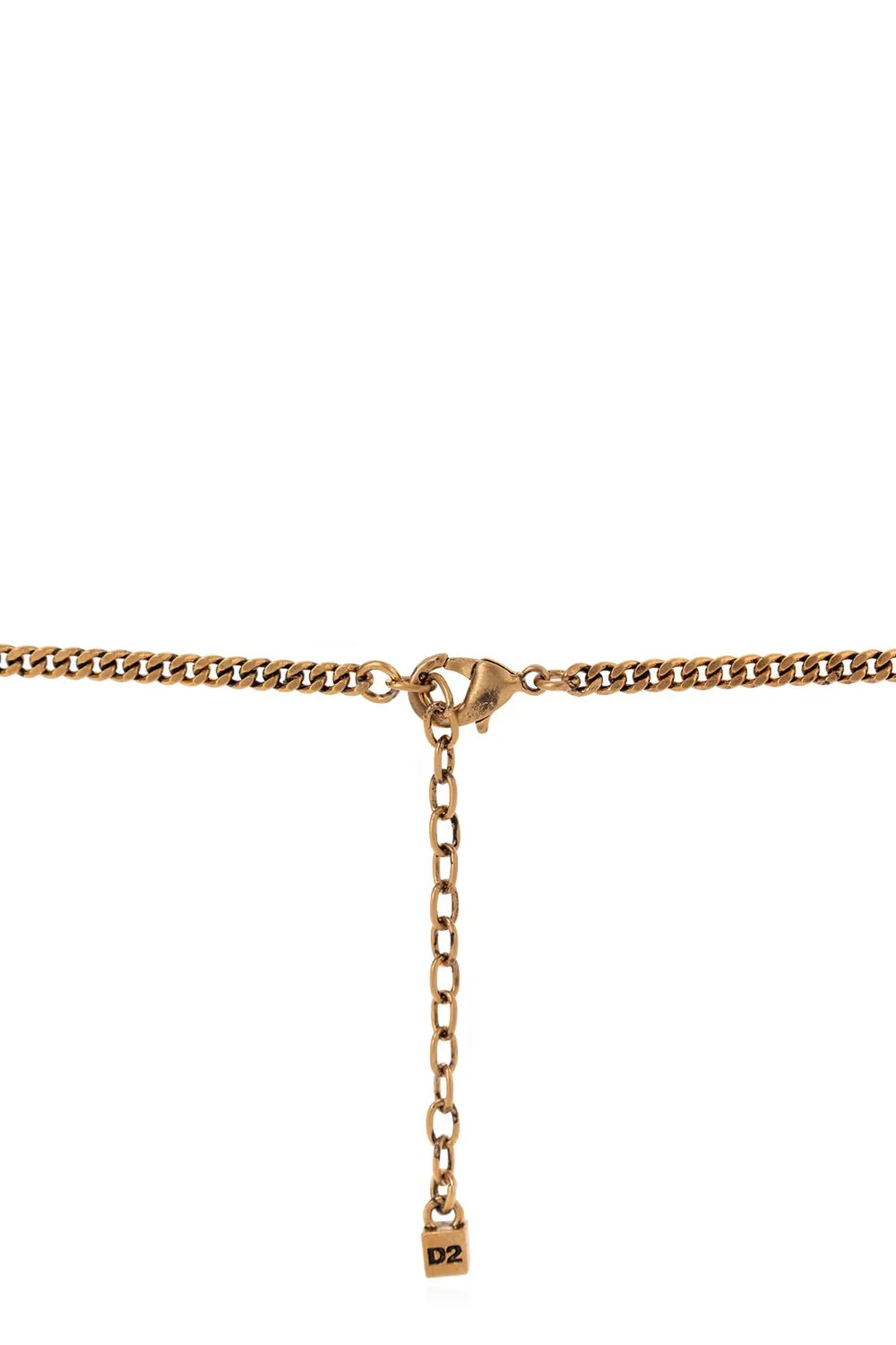 Logo Plaque Chain-Linked Necklace