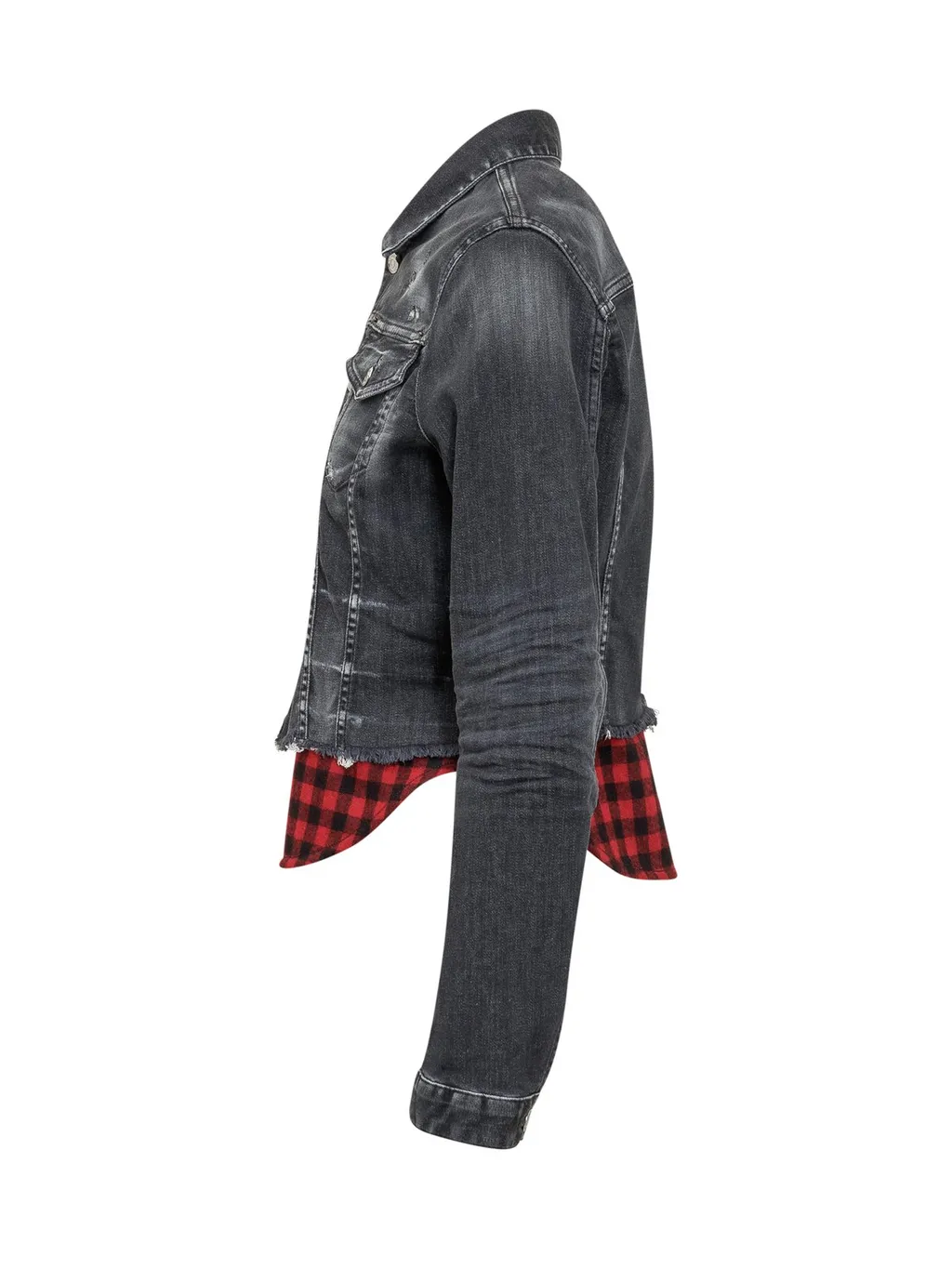 Panelled Button-Up Jacket