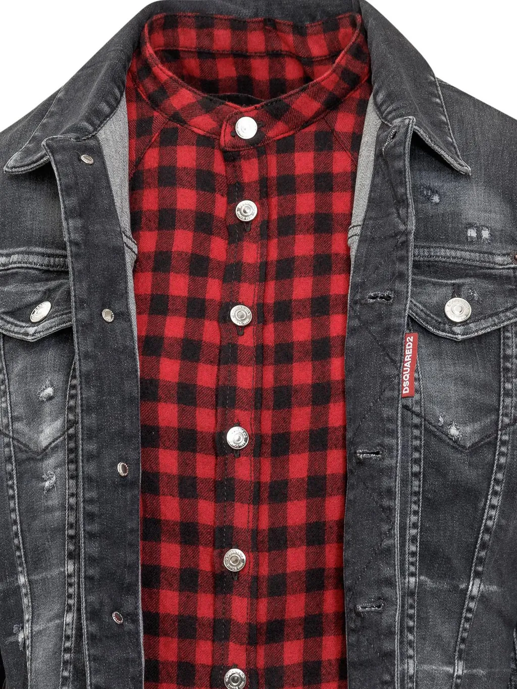 Panelled Button-Up Jacket
