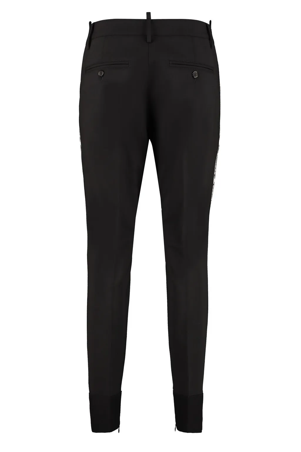 Contrasting Side Logo Band Trousers