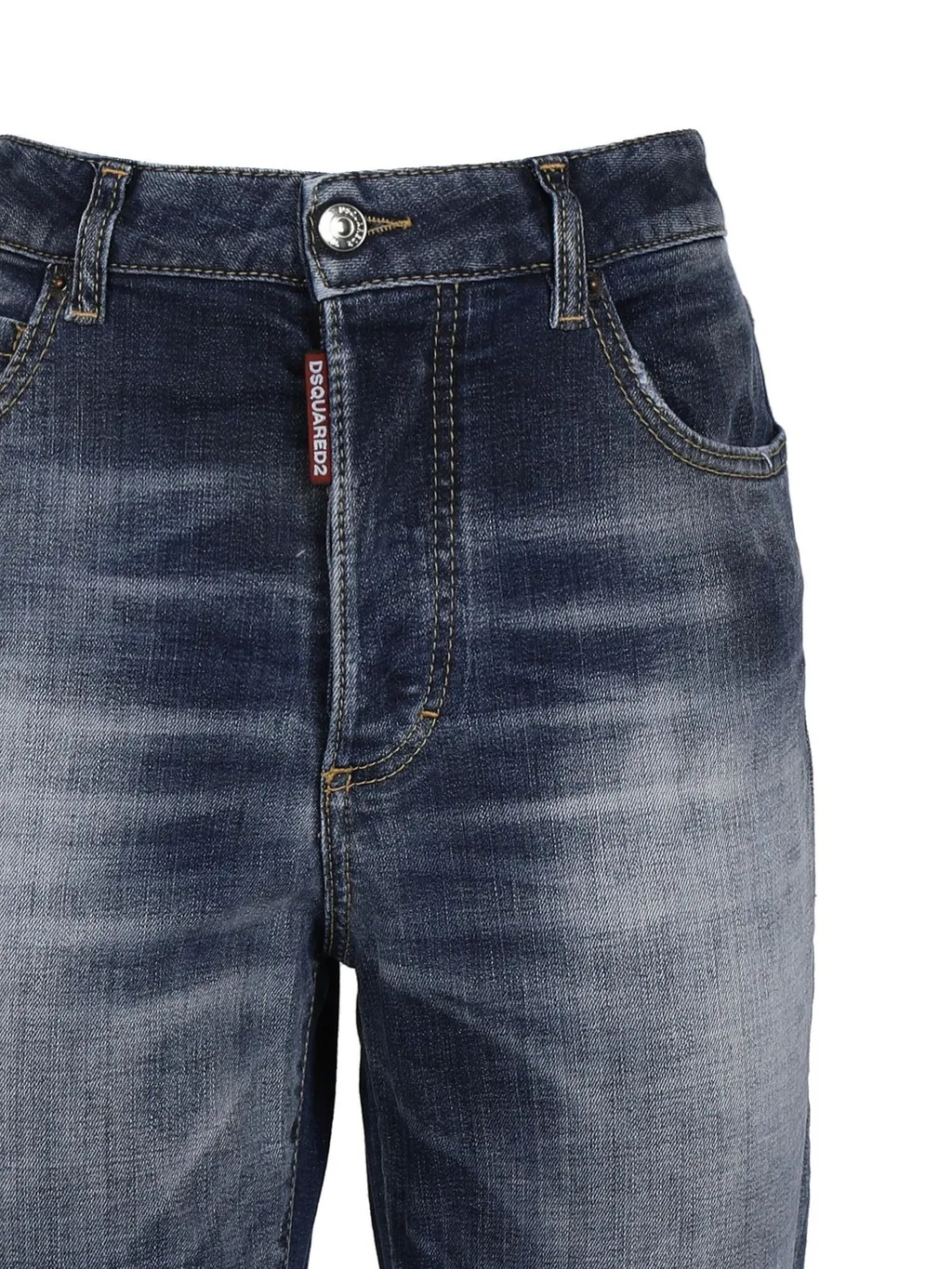 Straight-Leg Mid-Rise Jeans
