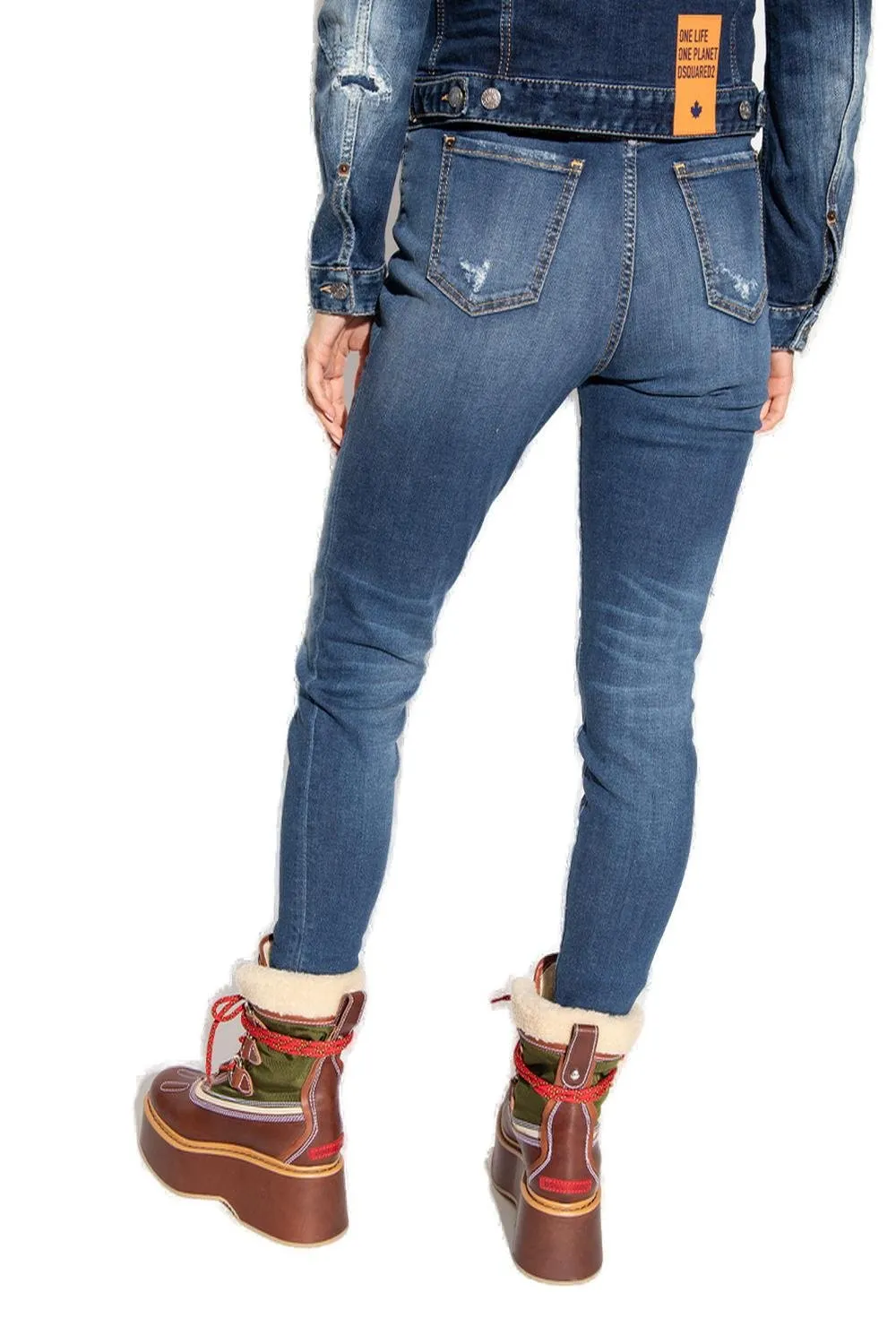 Distressed Skinny Jeans