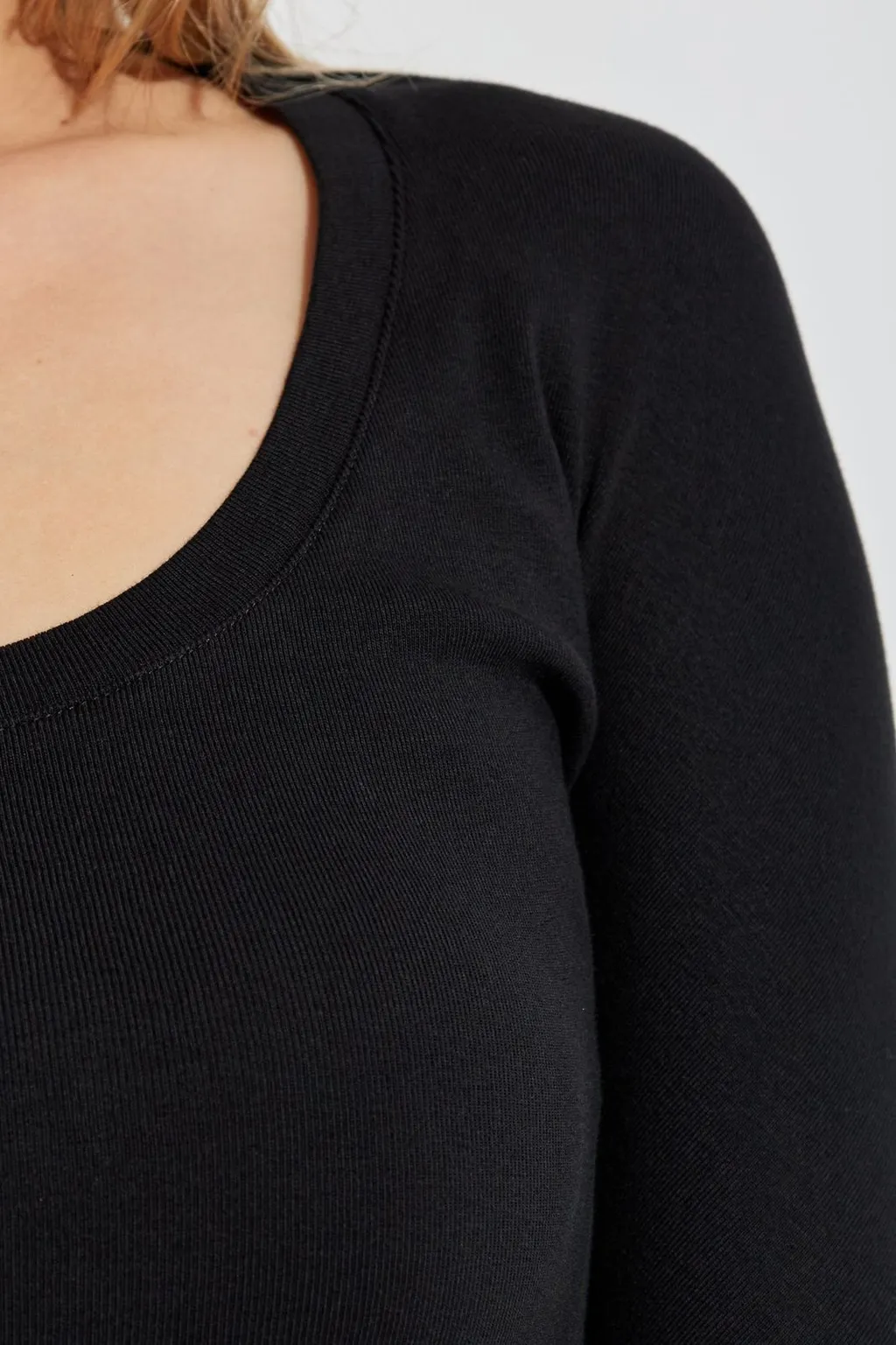 Long-Sleeved Midi Dress
