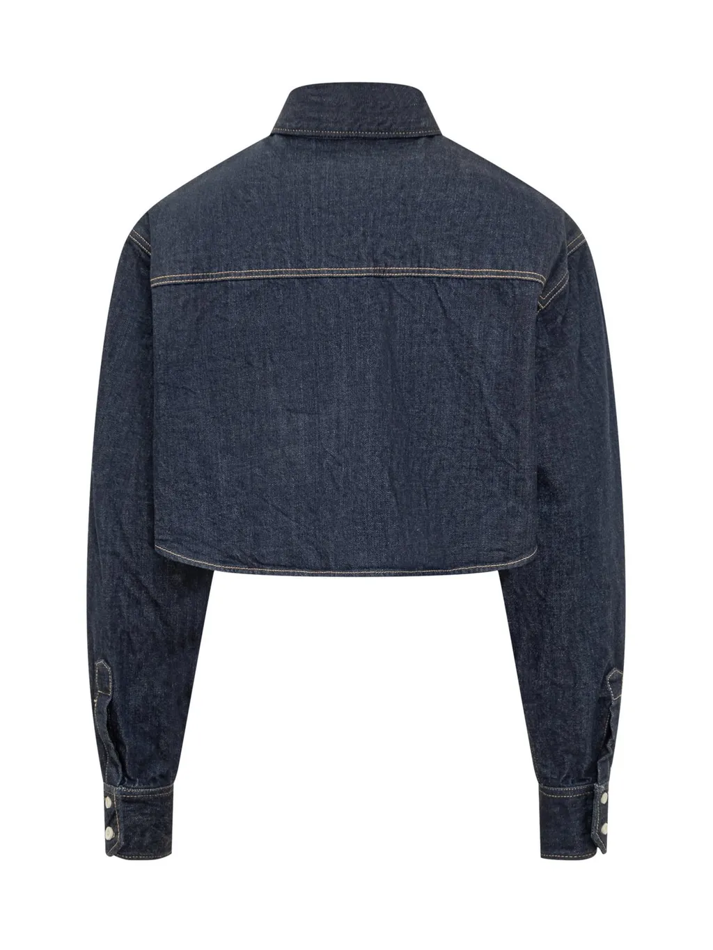 Icon Logo Embroidered Denim Shirt