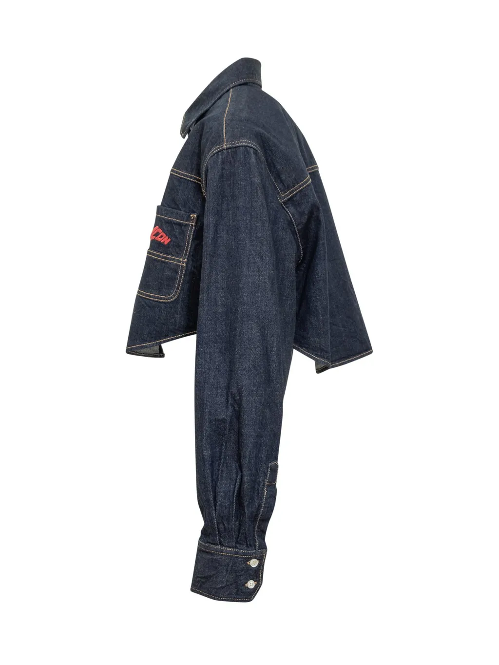 Icon Logo Embroidered Denim Shirt