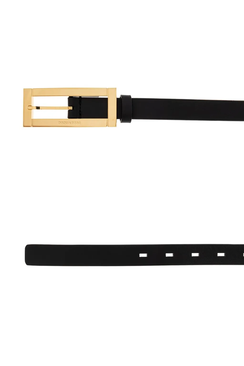 Logo Engraved Buckle Belt