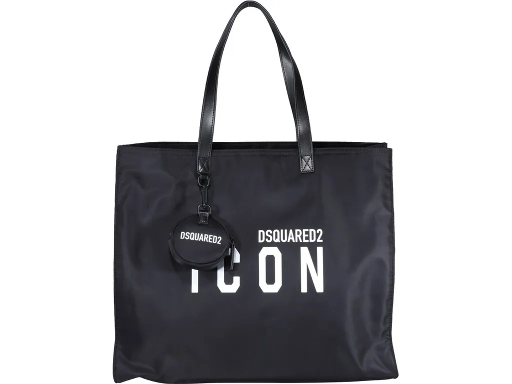 Removable Pouch Logo Printed Tote Bag