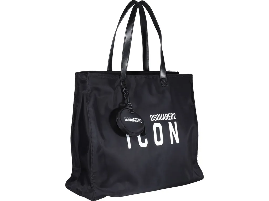 Removable Pouch Logo Printed Tote Bag
