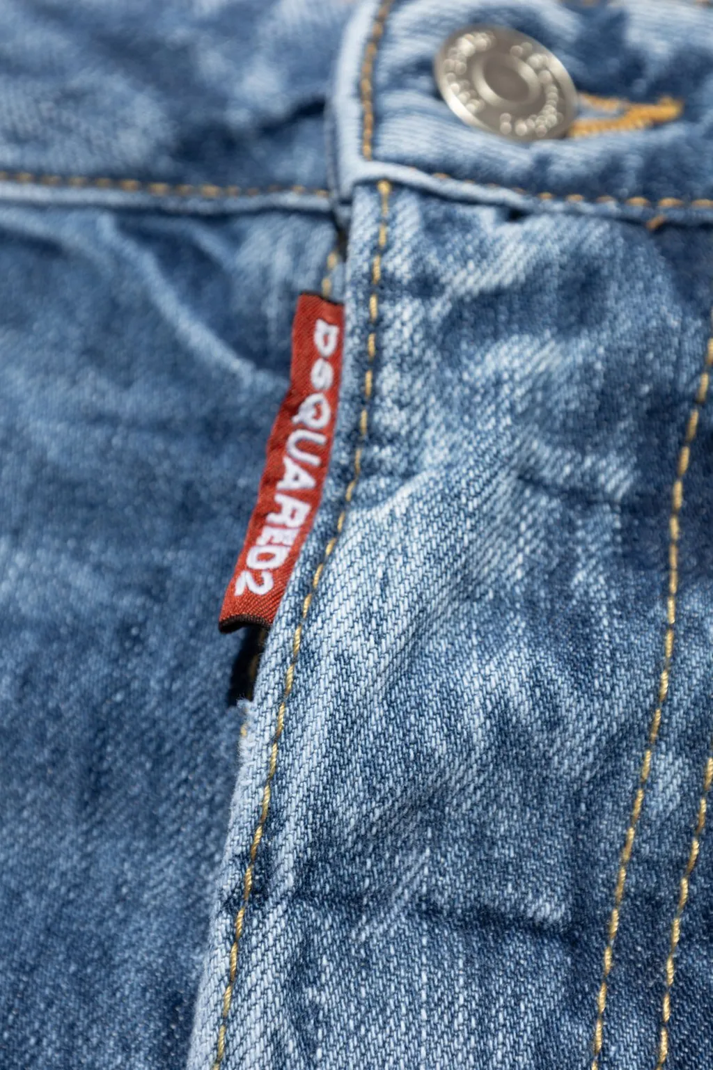 Logo Tag Cropped Jeans