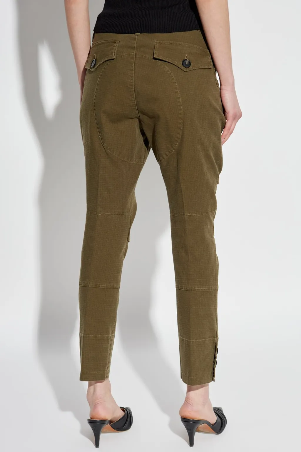Tapered Leg Trousers
