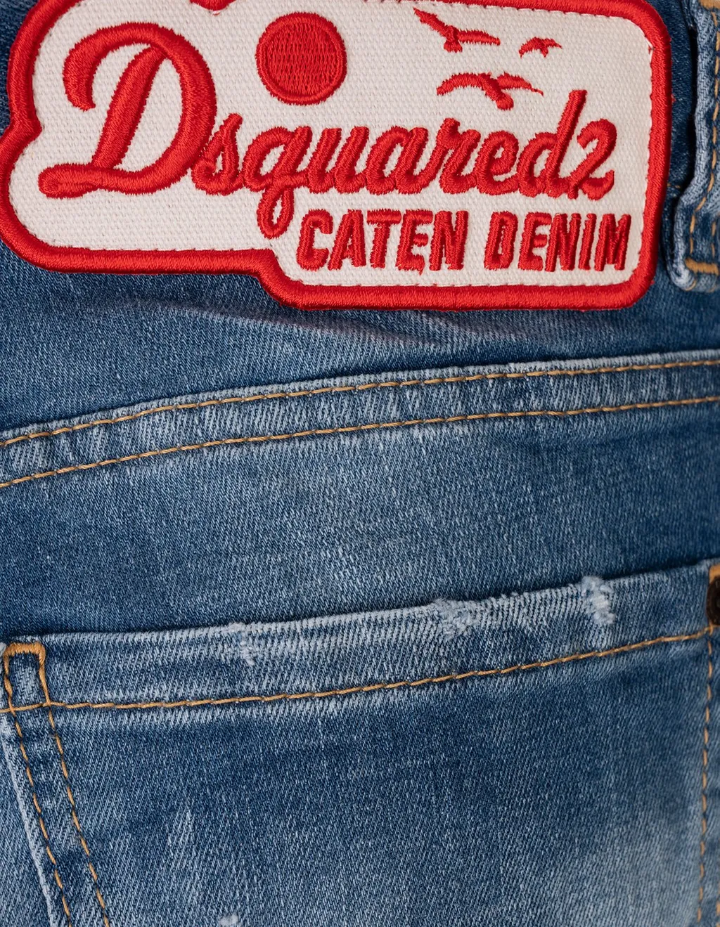 Straight Distressed Jeans