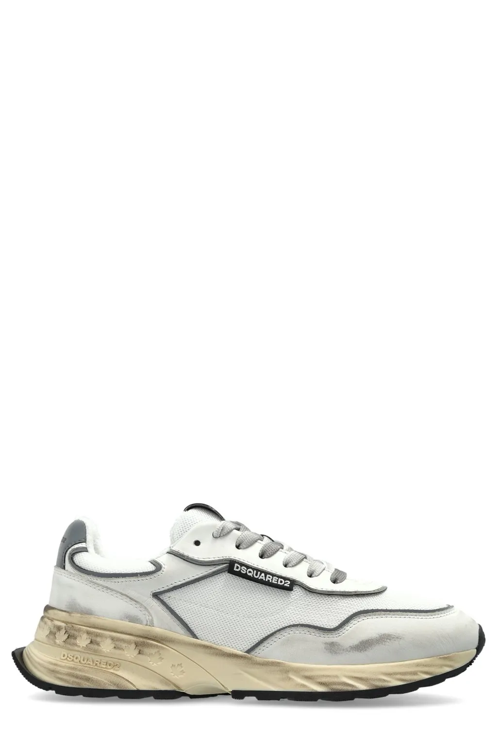 Distressed Low-Top Sneakers