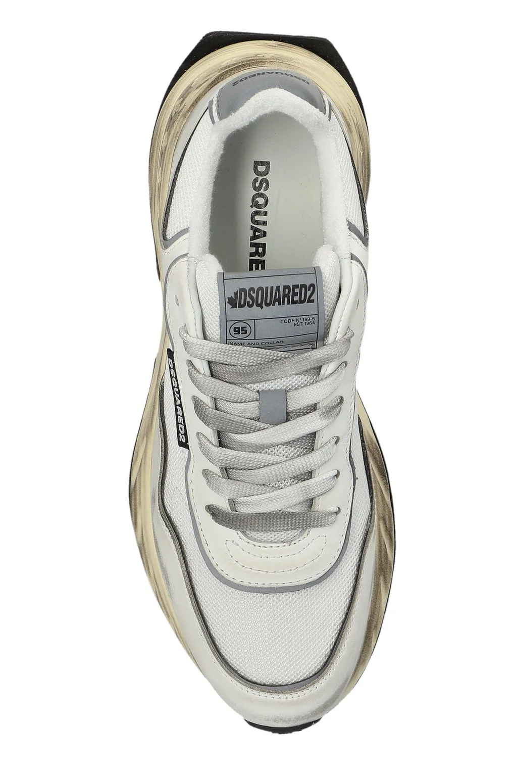 Distressed Low-Top Sneakers