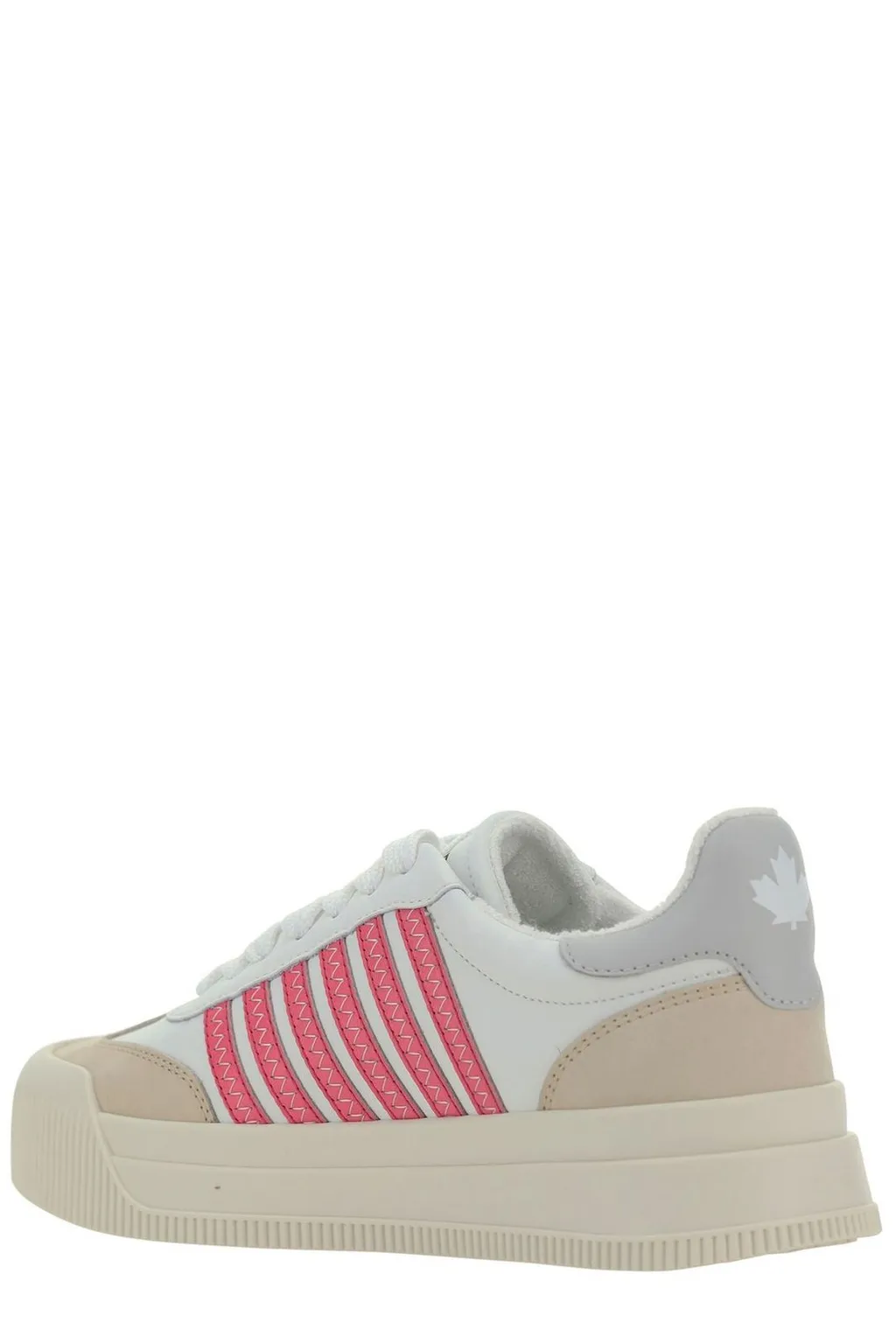 Striped Round Toe Sneakers