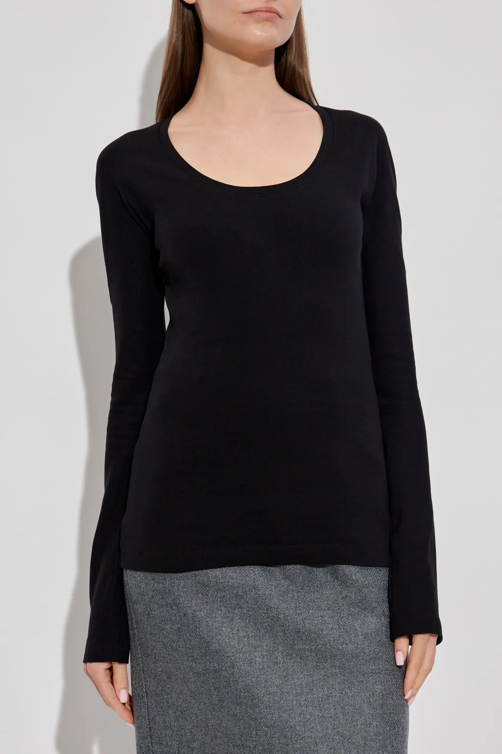 Crewneck Long-Sleeved T-Shirt