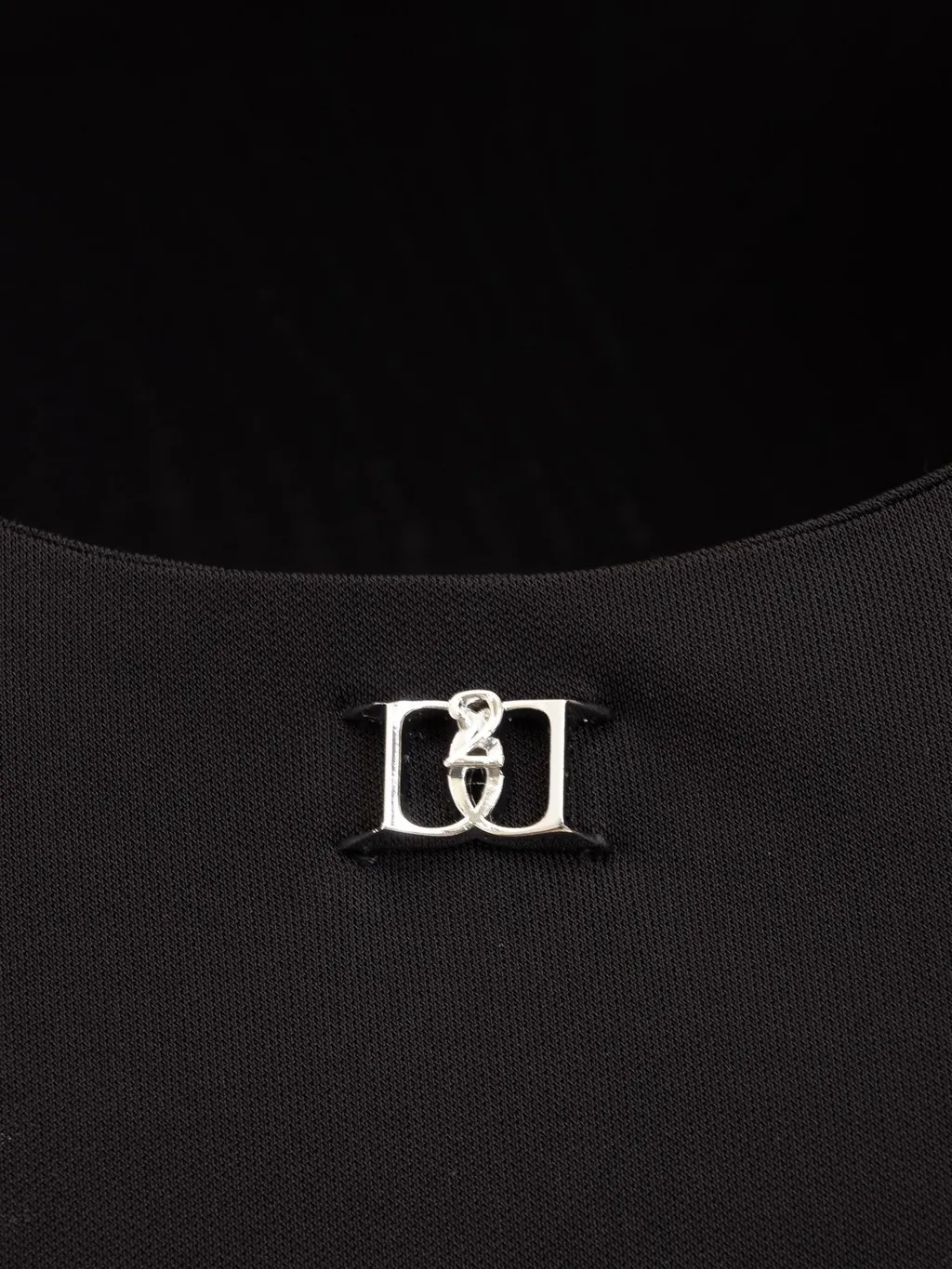Logo-Plaque Short-Sleeved Dress