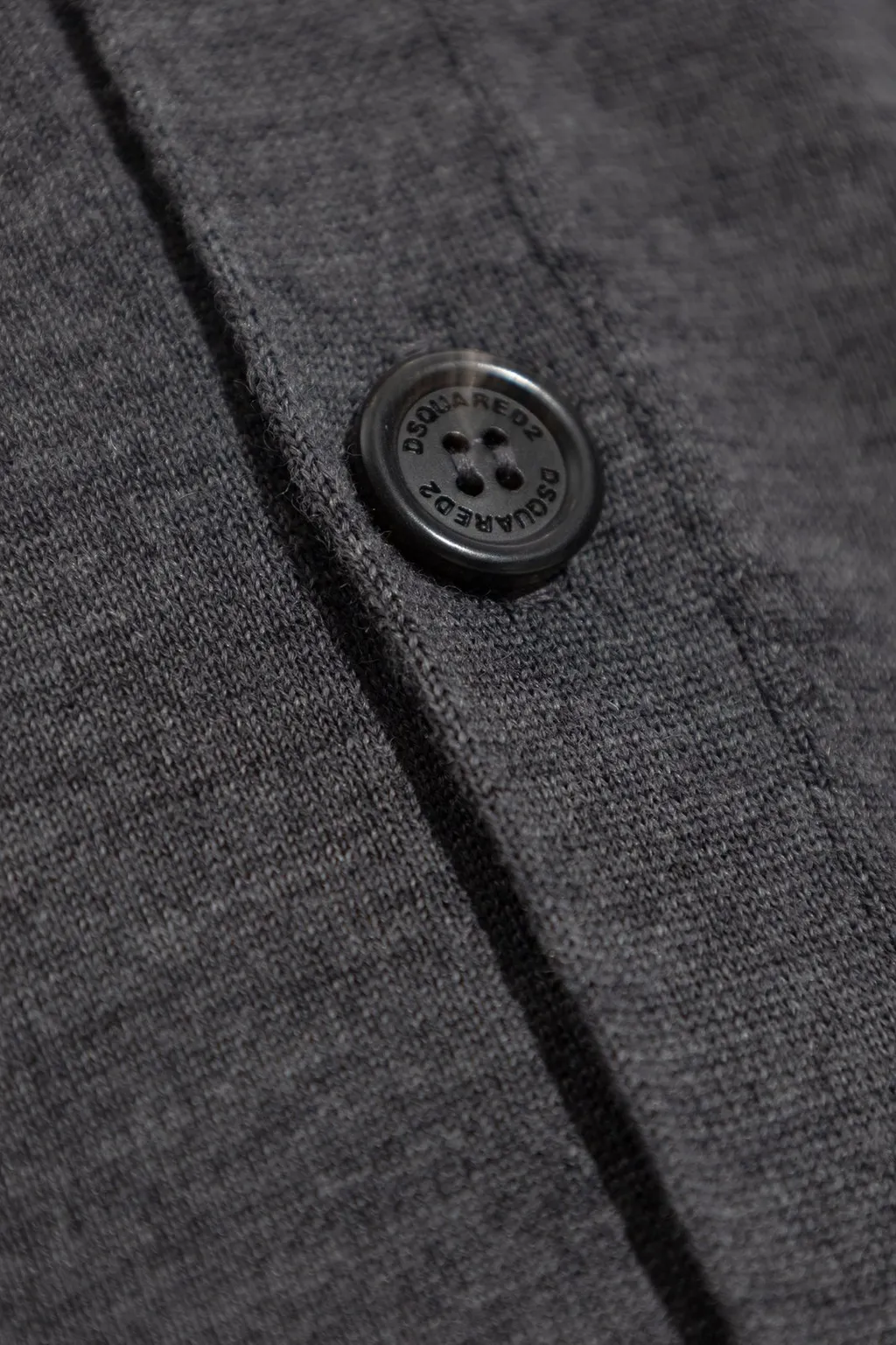 D2 Logo Embroidered Knit Cardigan