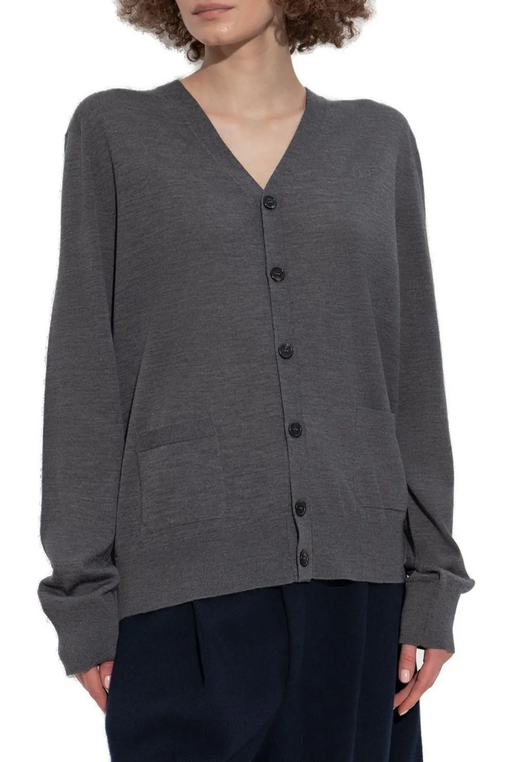 D2 Logo Embroidered Knit Cardigan