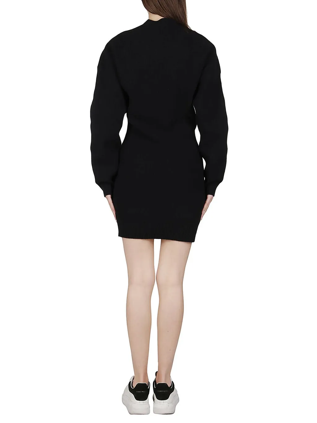 Ribbed Knit Mini Dress