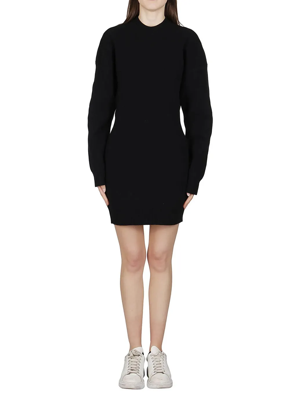 Ribbed Knit Mini Dress