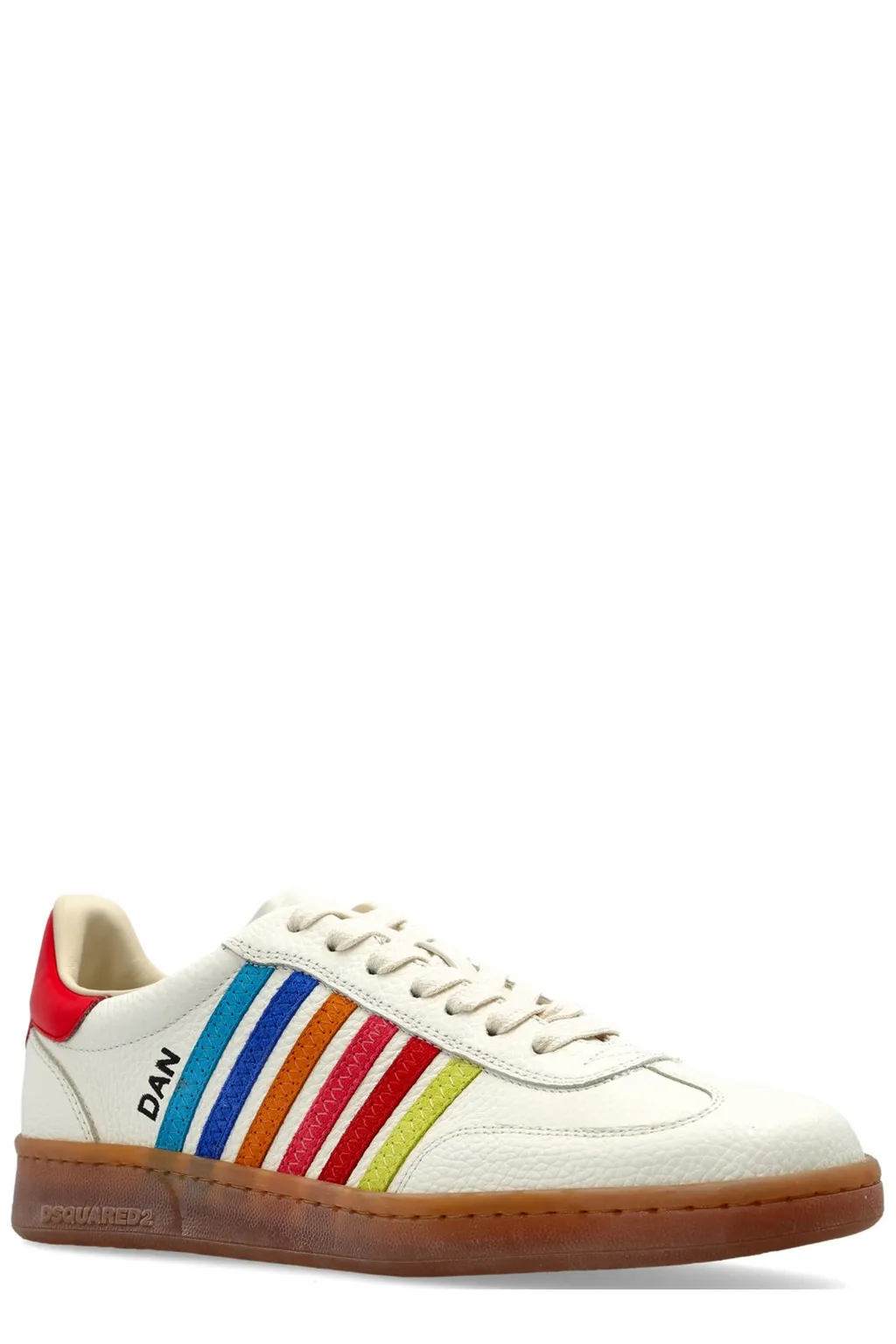 Striped Low-Top Sneakers