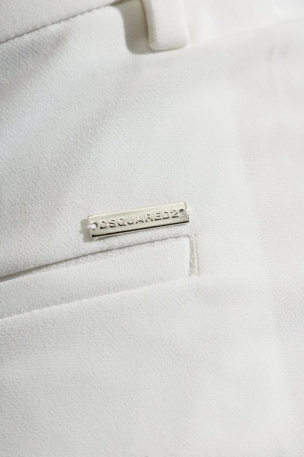Logo Plaque Wide-Leg Trousers